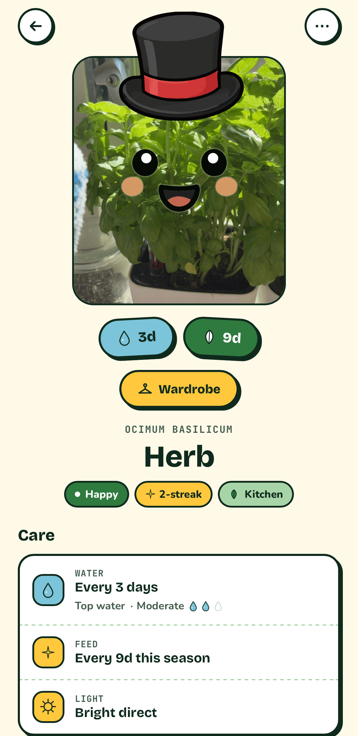 Spruit mascot system: moods and cosmetic packs
